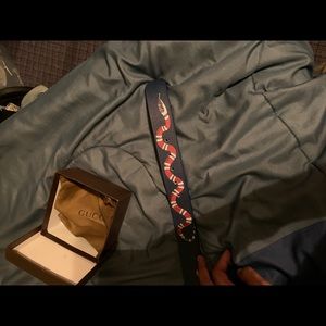 Gucci snake belt